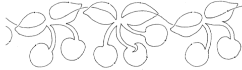 Cherry Waltz Border