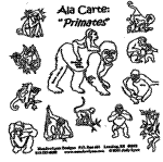 Ala Carte: Primates Block Set