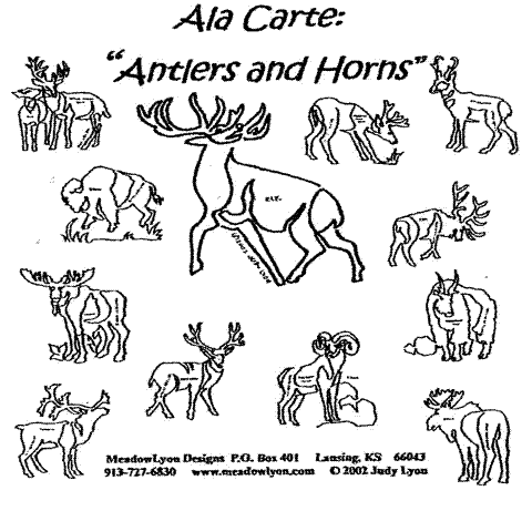 Ala Carte: Antlers and Horns Block Set