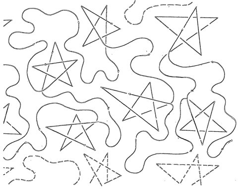 Meandering Criss-Cross Star