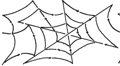 Spider Web Border - 4"